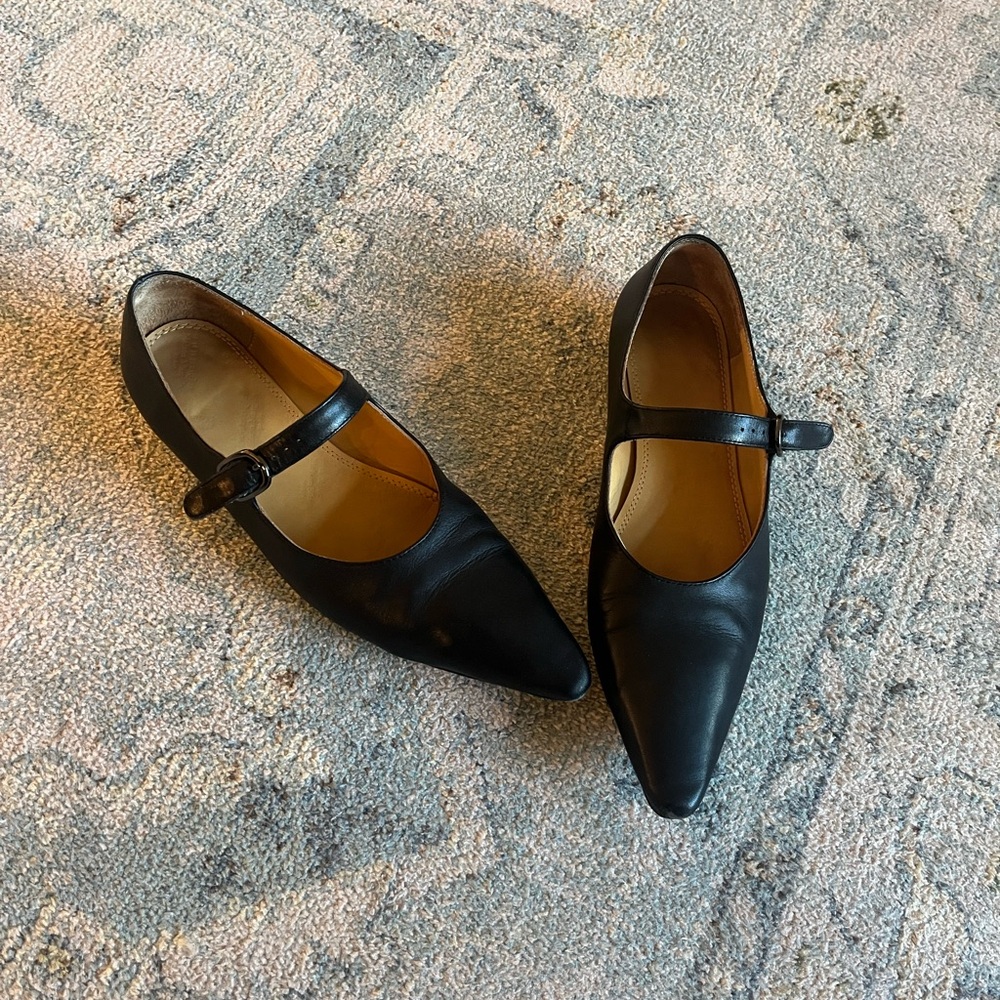 Maison Margiela Hyperion Mary Jane Pointed Flats EU Size 40.